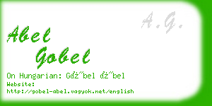 abel gobel business card